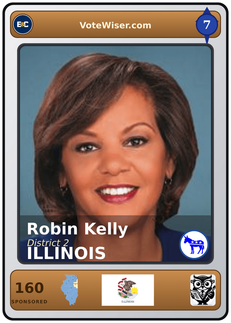 Robin L. Kelly trading card