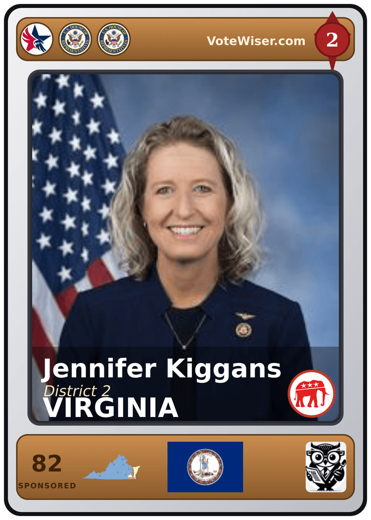 Jennifer A. Kiggans trading card