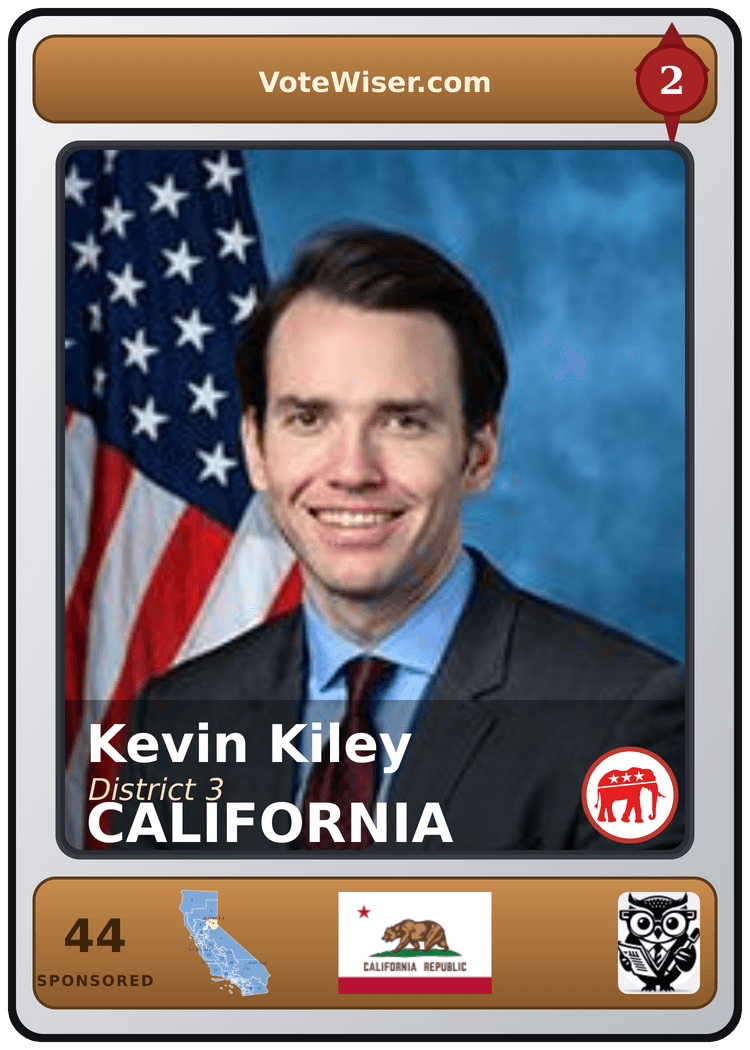 Kevin Kiley trading card