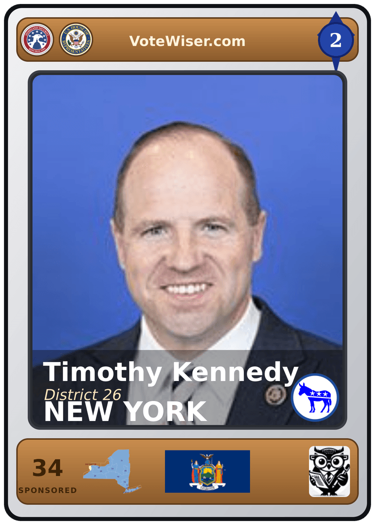 Timothy M. Kennedy trading card