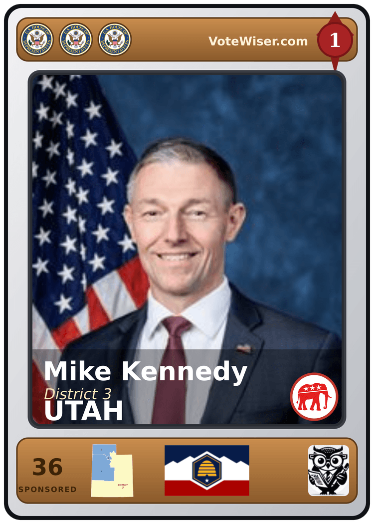 Mike Kennedy trading card