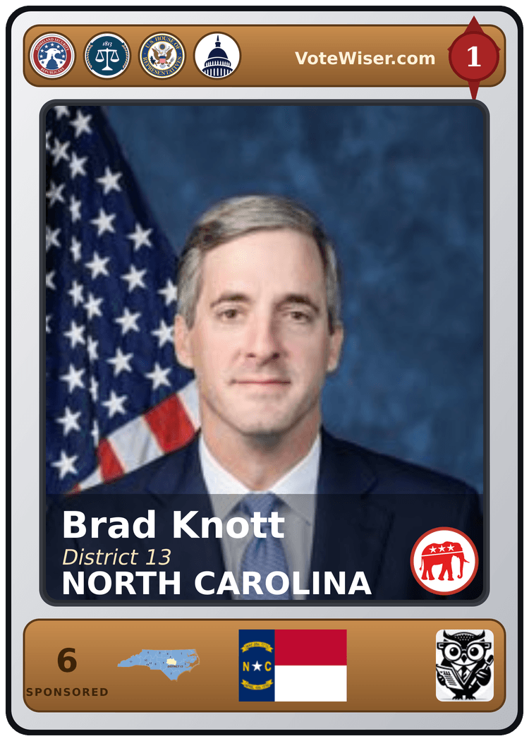 Brad Knott trading card