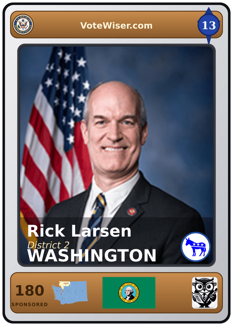 Rick Larsen trading card