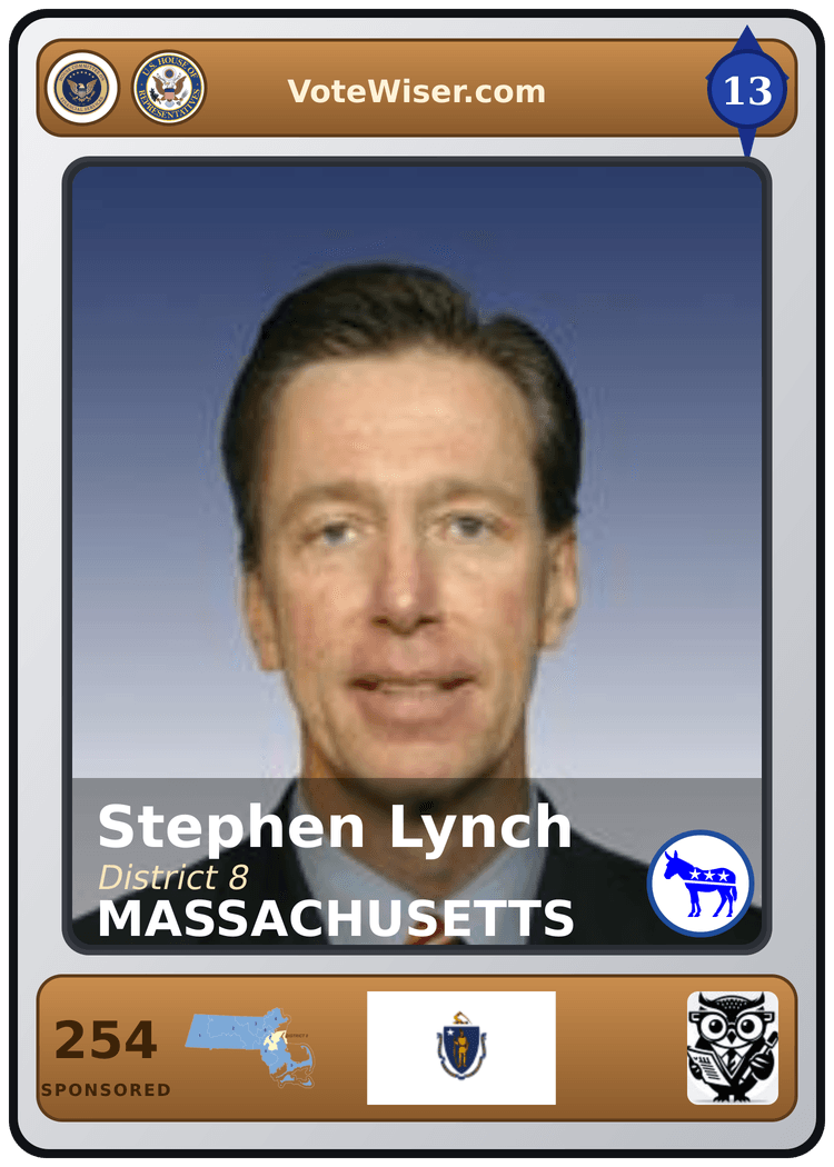 Stephen F. Lynch trading card