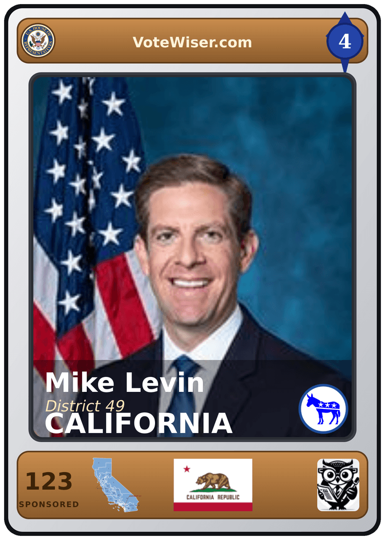 Mike Levin trading card