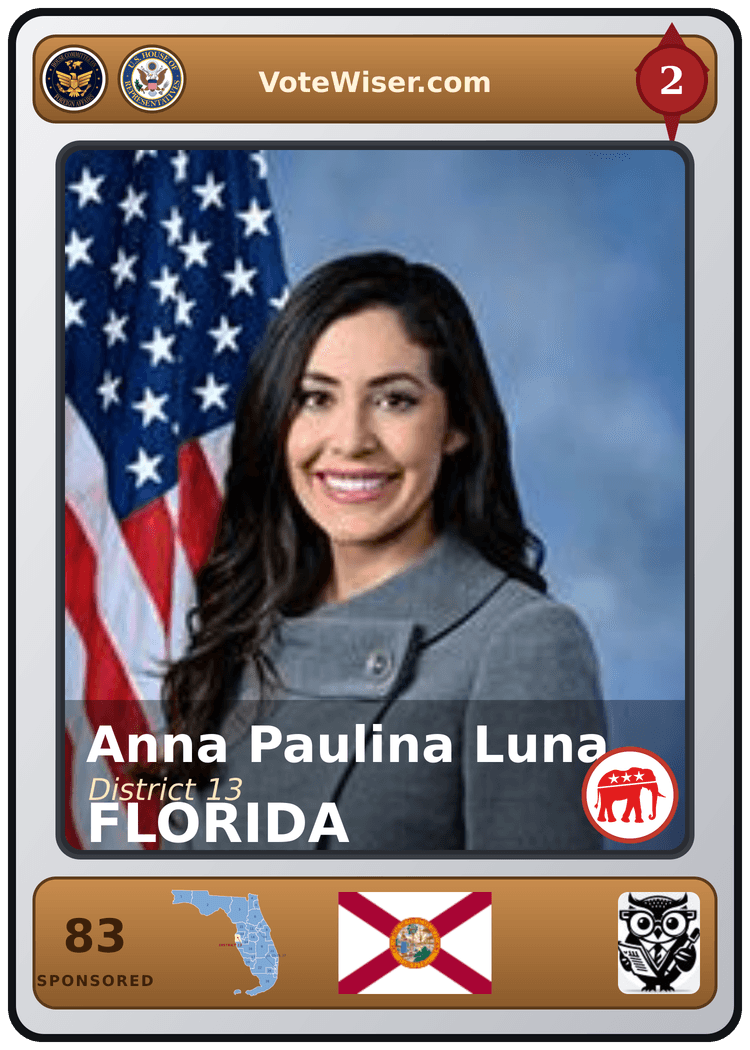 Anna Paulina Luna trading card