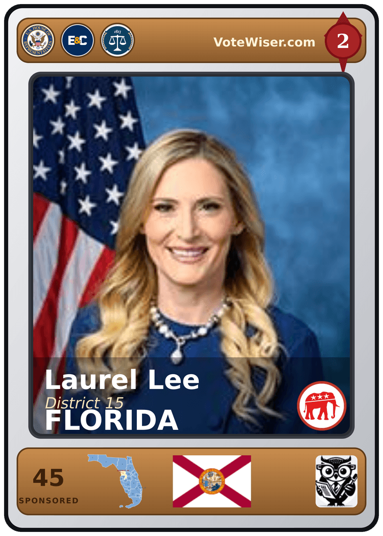 Laurel M. Lee trading card