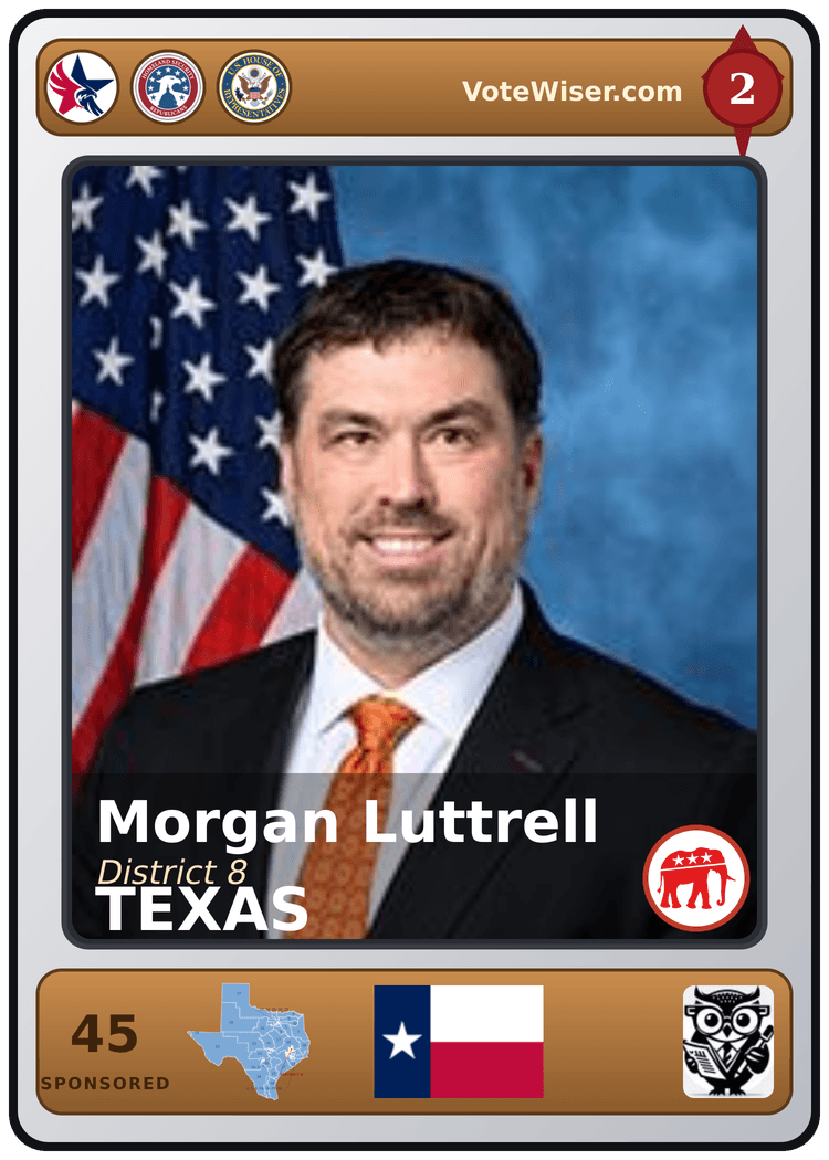 Morgan Luttrell trading card