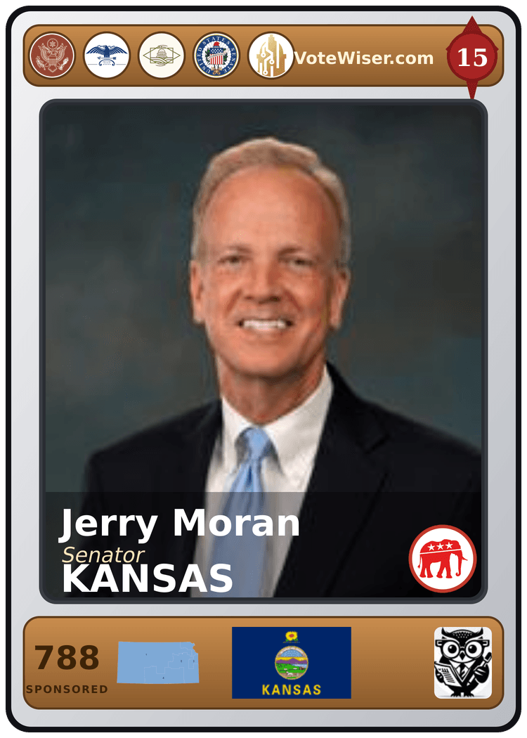 Jerry Moran trading card