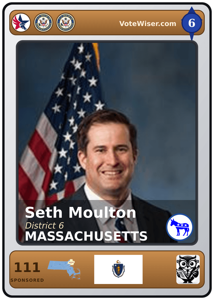 Seth Moulton trading card