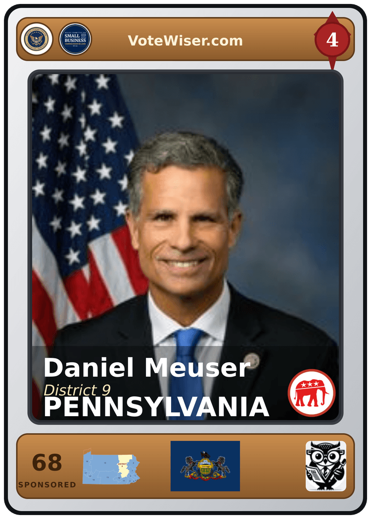 Daniel Meuser trading card