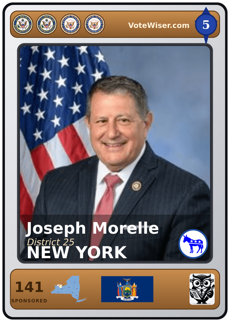 Joseph D. Morelle trading card