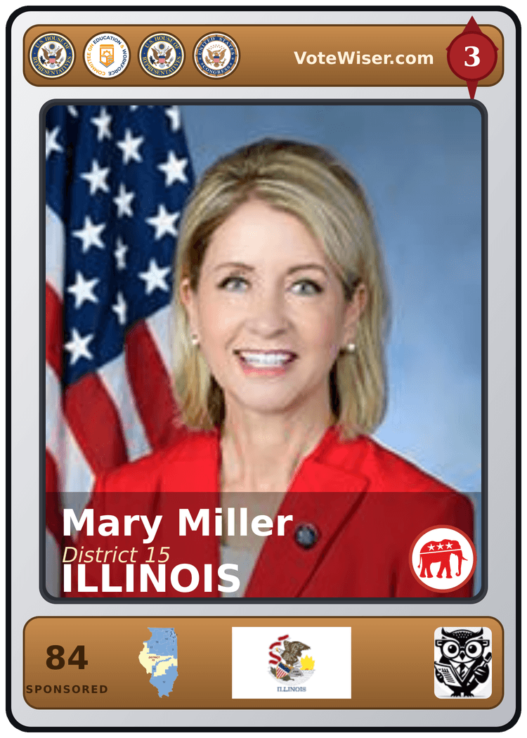 Mary E. Miller trading card