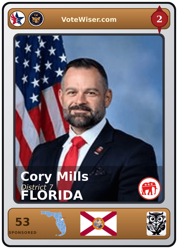 Cory Mills trading card