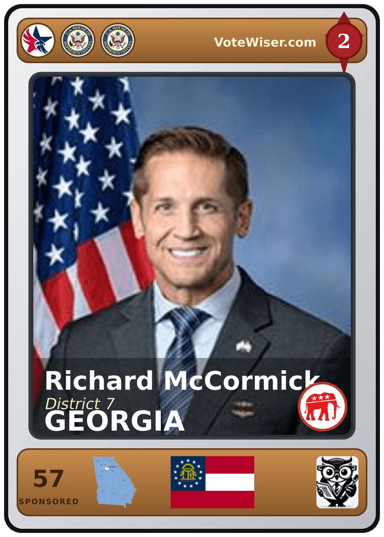 Richard McCormick trading card