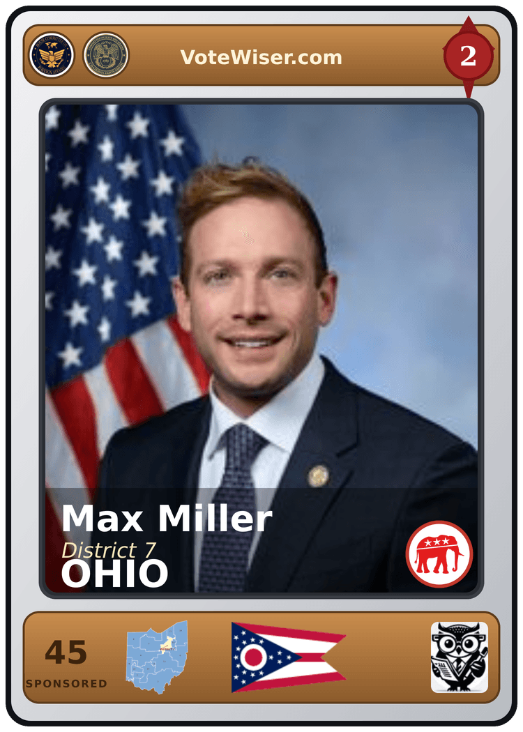 Max L. Miller trading card