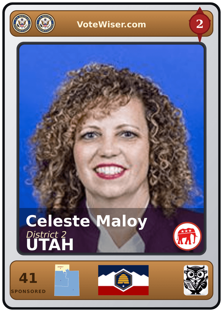 Celeste Maloy trading card