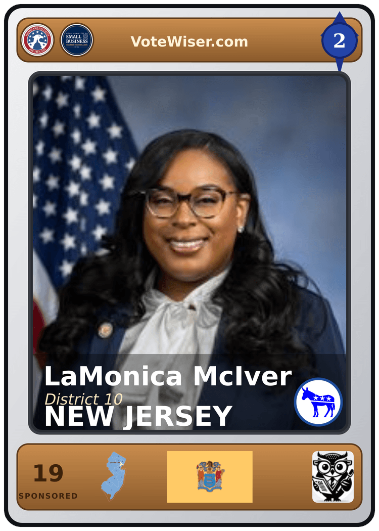 LaMonica McIver trading card