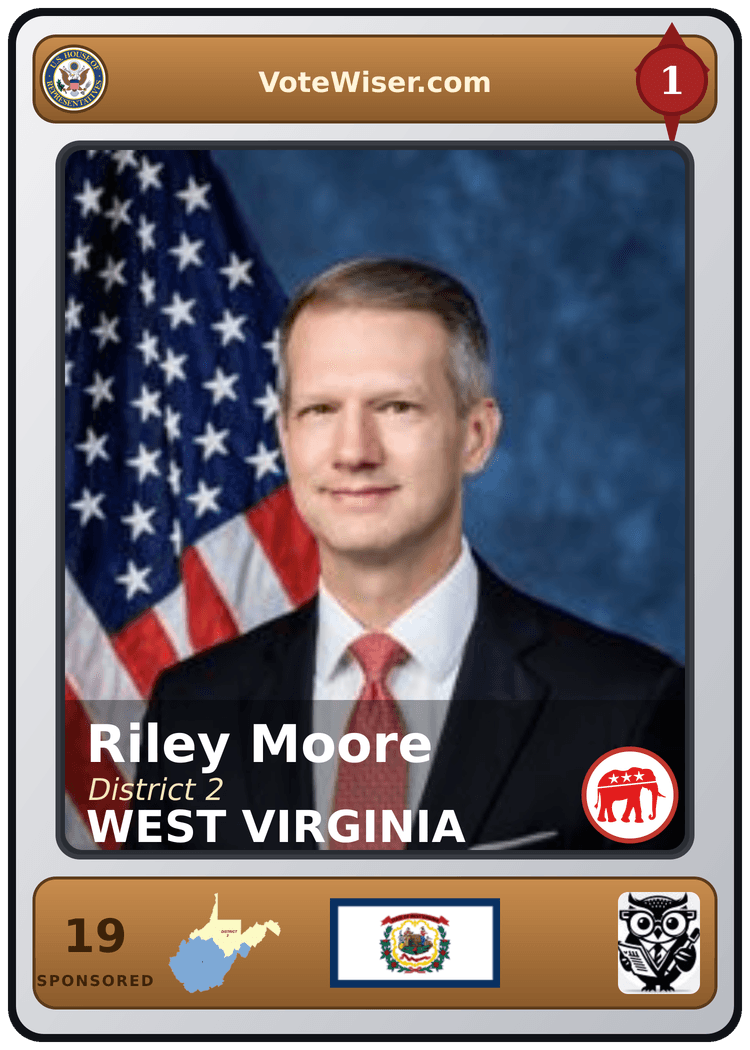 Riley M. Moore trading card