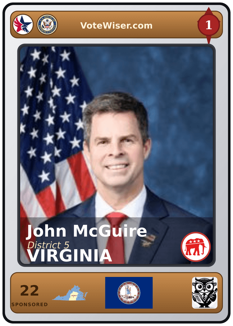 John J. McGuire III trading card