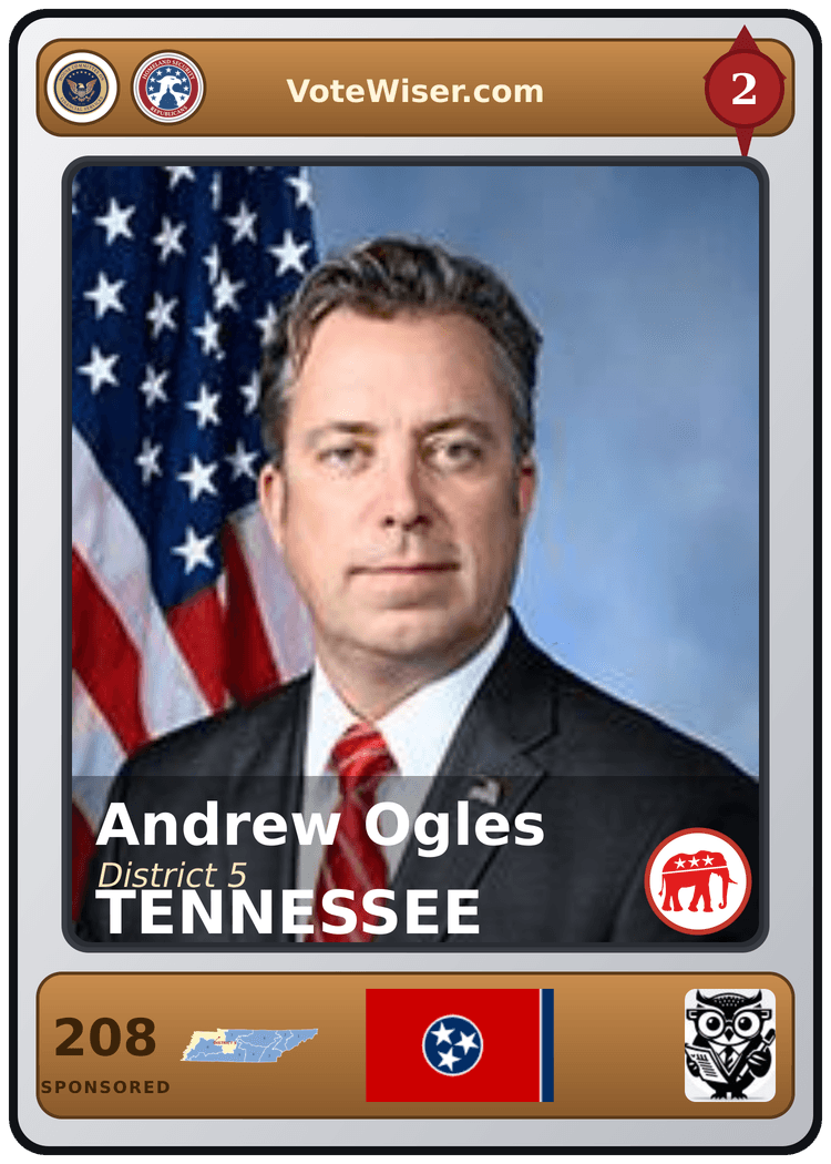 Andrew Ogles trading card