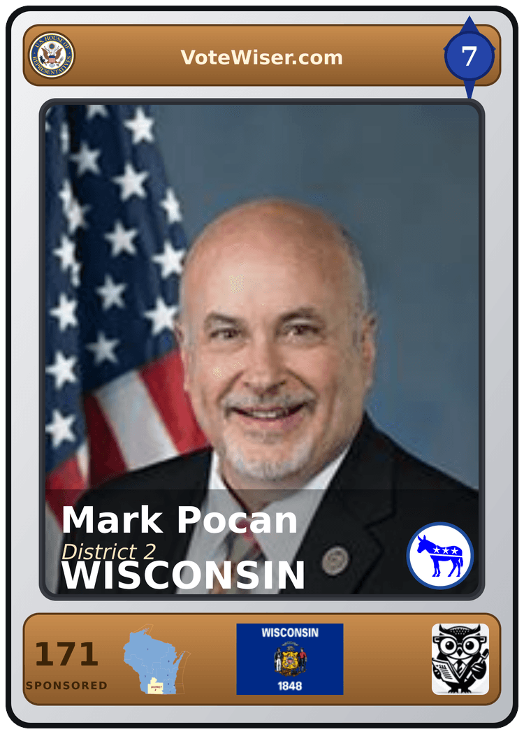 Mark Pocan trading card