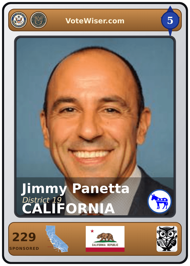 Jimmy Panetta trading card