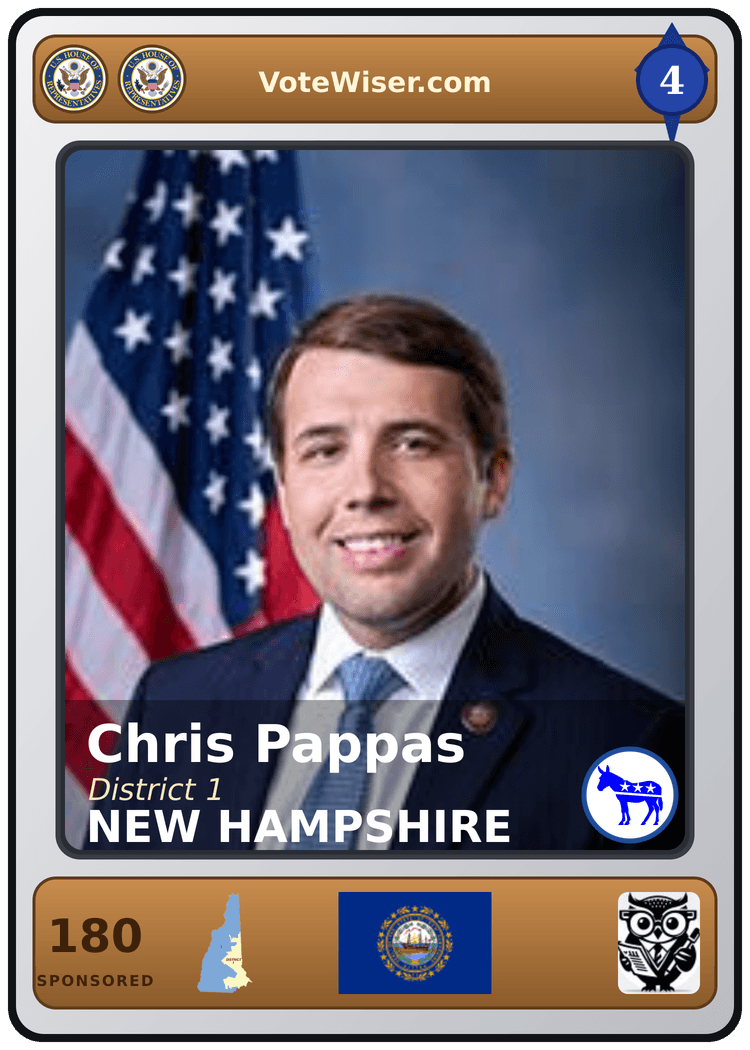 Chris Pappas trading card