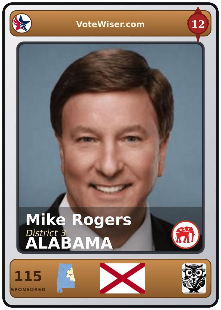Mike Rogers trading card
