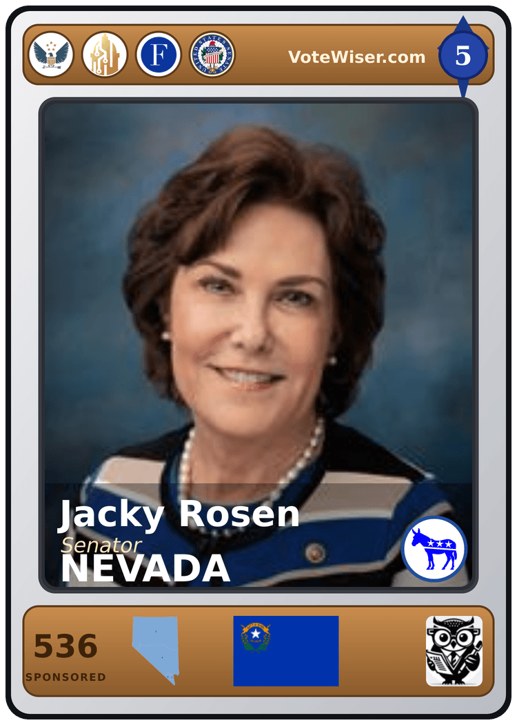 Jacky Rosen trading card