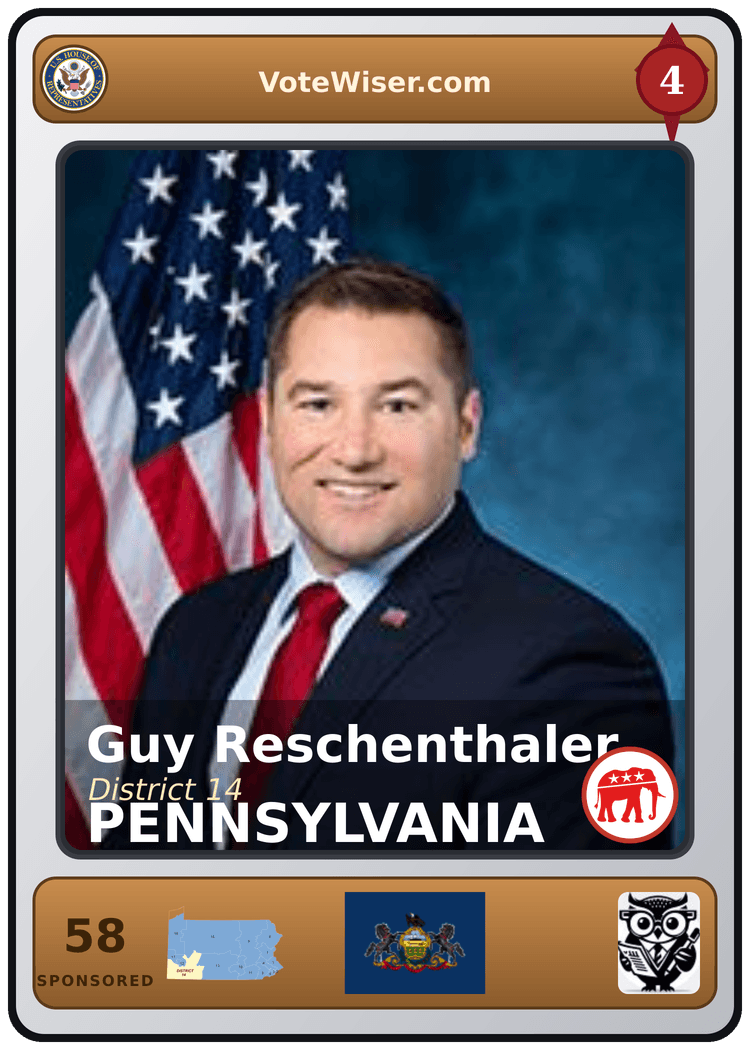 Guy Reschenthaler trading card