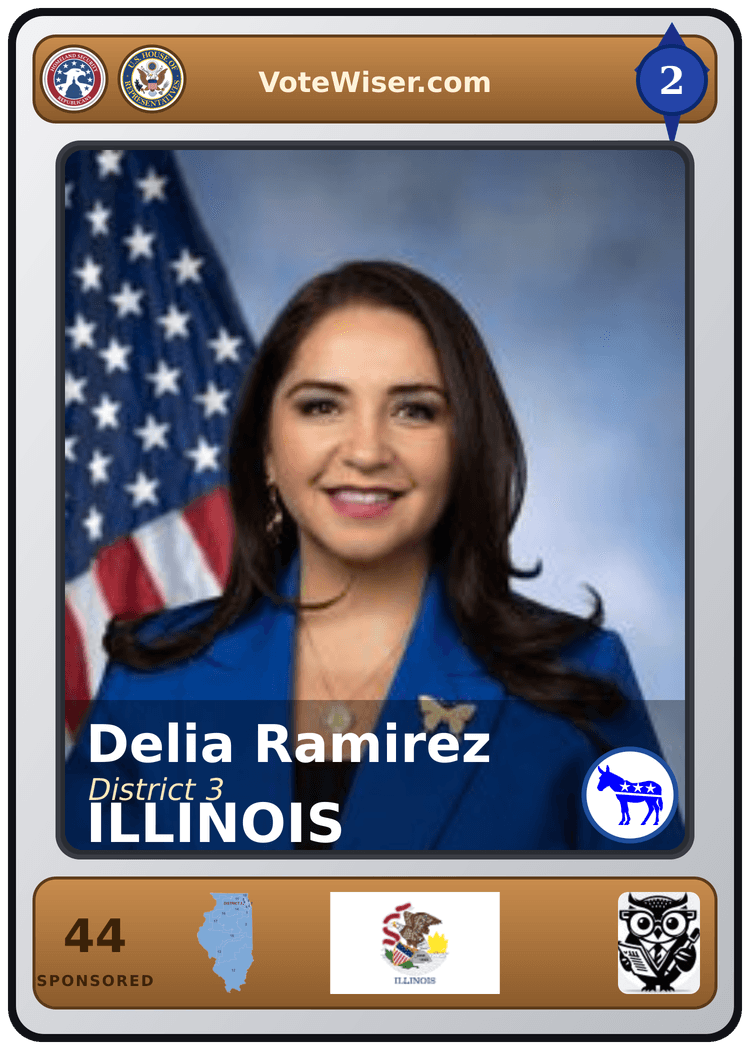 Delia C. Ramirez trading card
