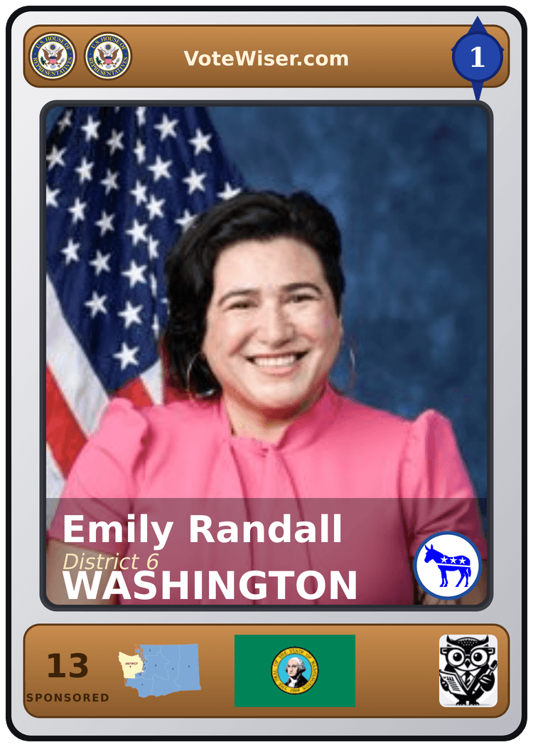 Emily Randall trading card