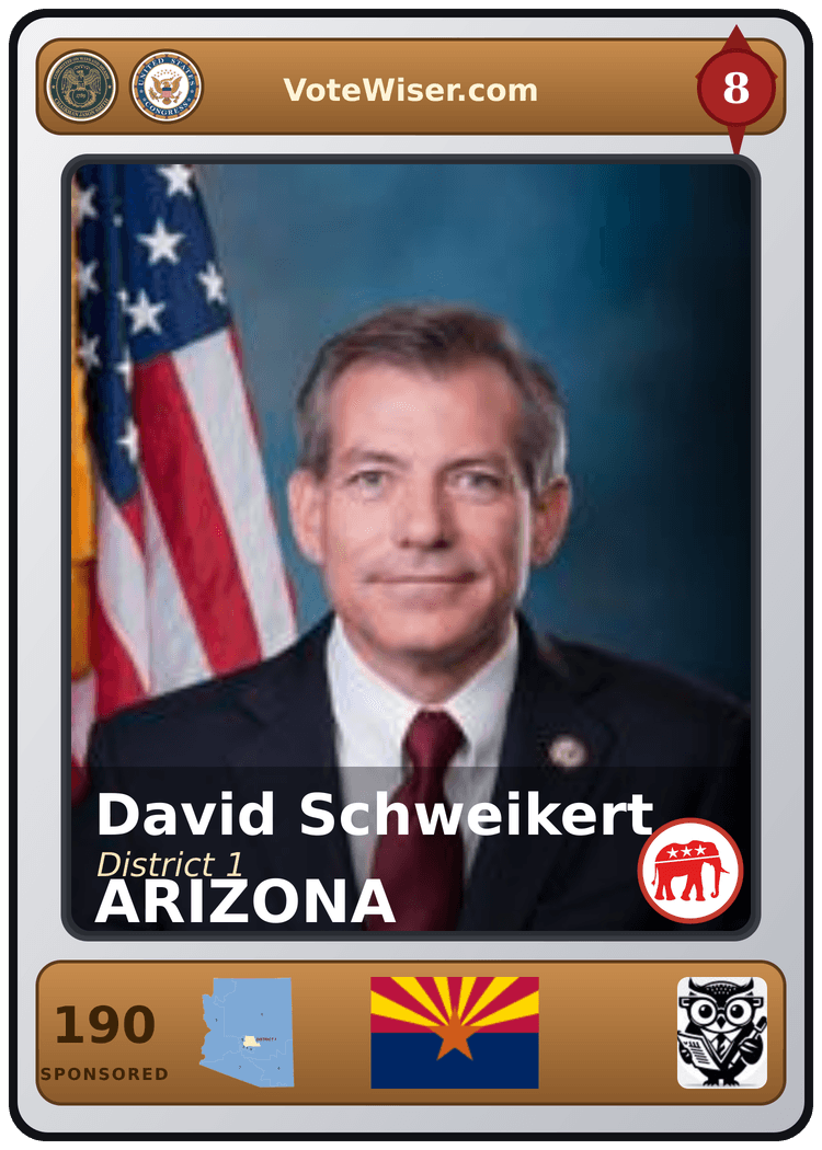 David Schweikert trading card