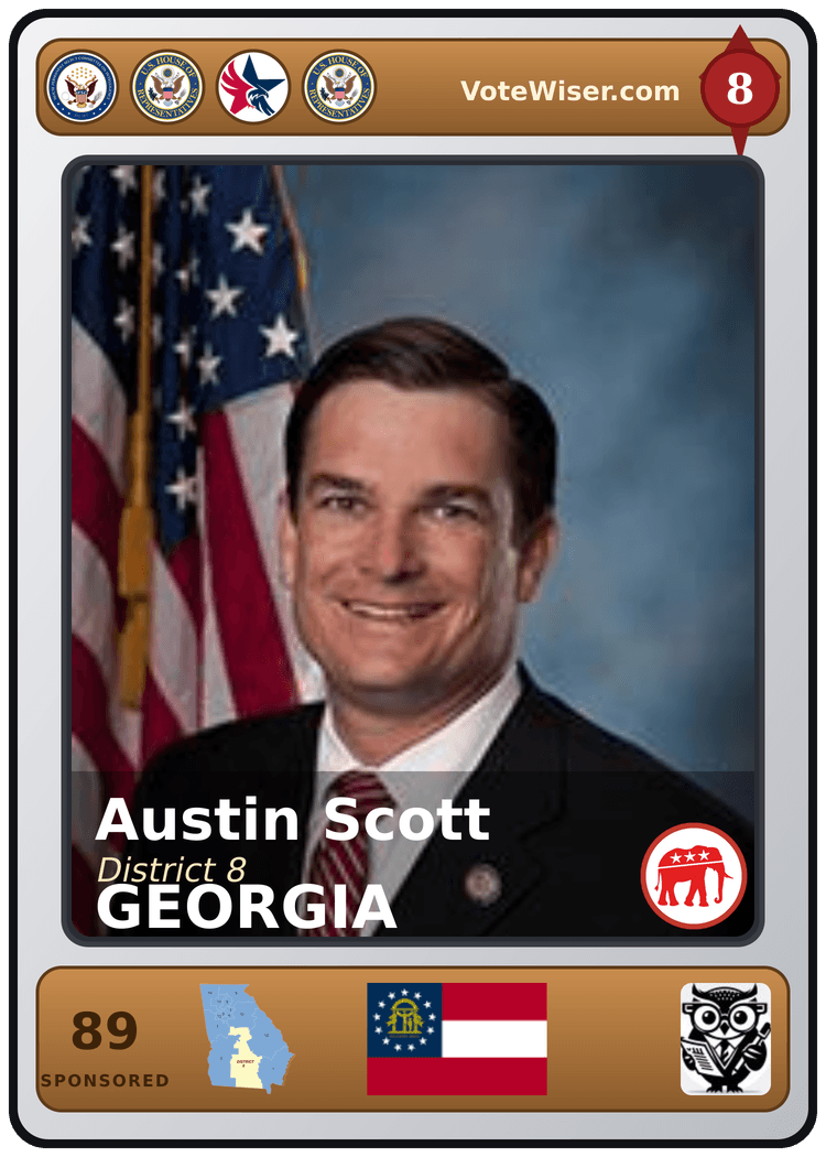 Austin Scott trading card