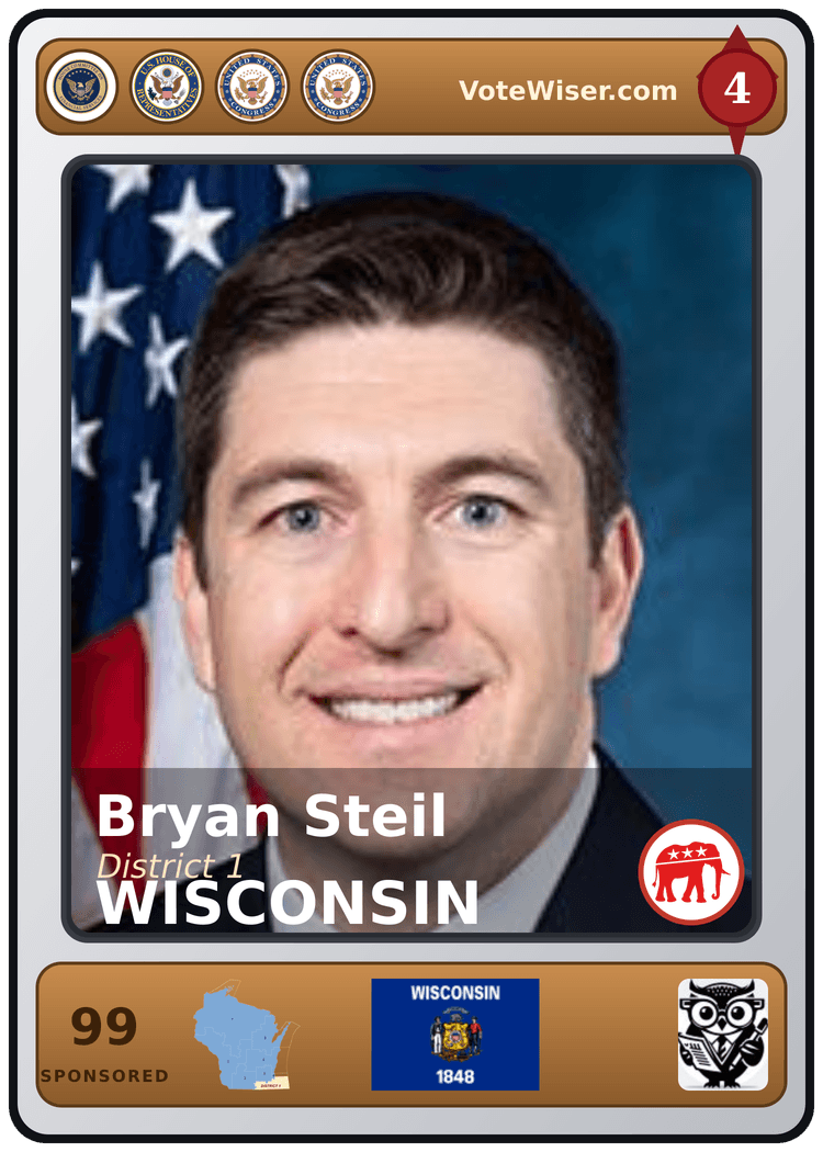 Bryan Steil trading card