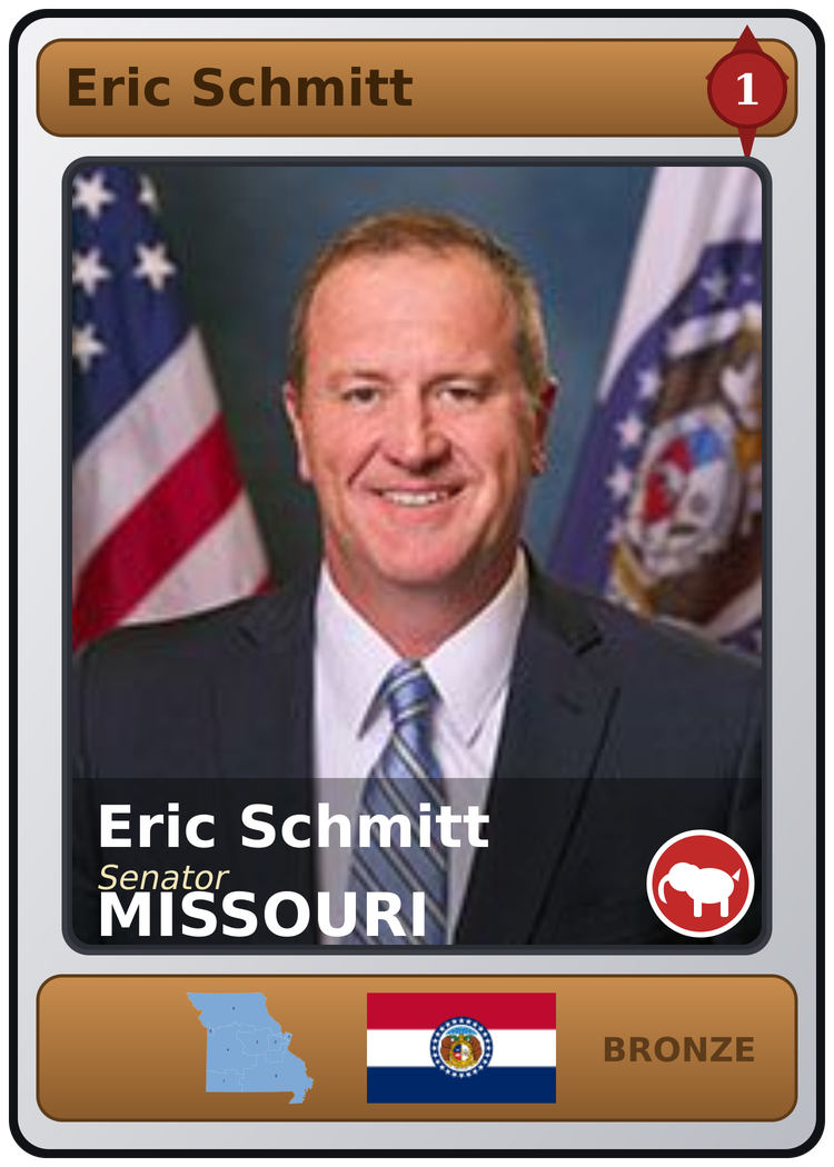 Eric Schmitt trading card