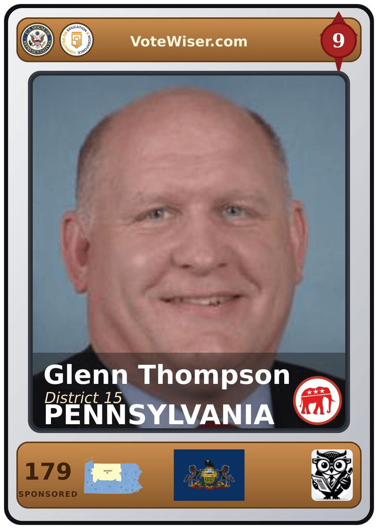 Glenn Thompson trading card