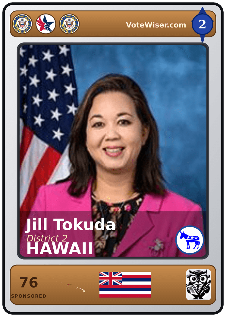 Jill N. Tokuda trading card