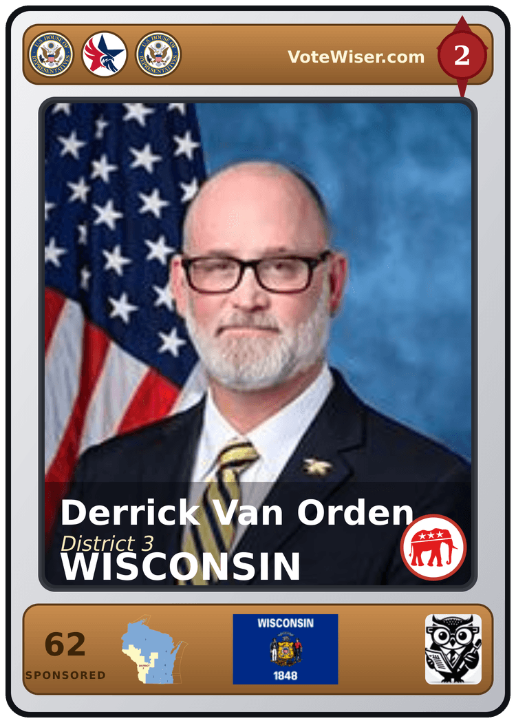 Derrick Van Orden trading card