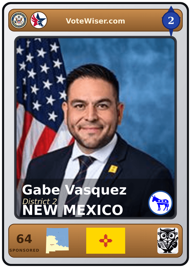 Gabe Vasquez trading card