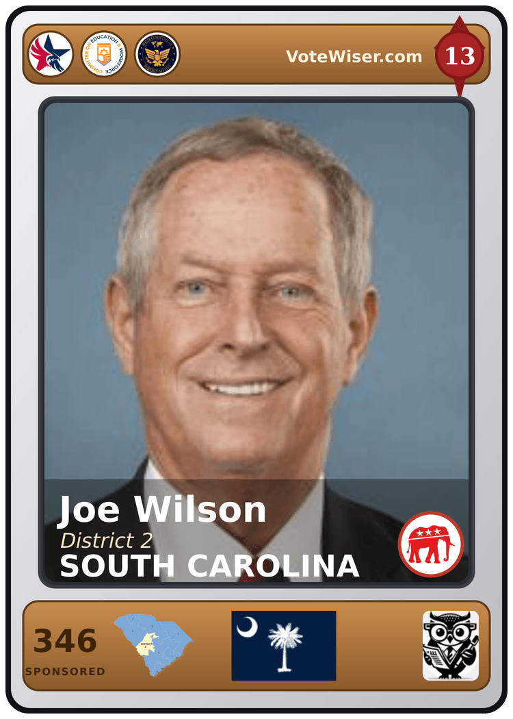 Joe Wilson trading card