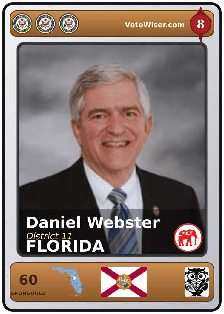 Daniel Webster trading card