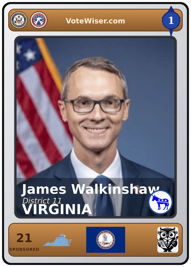 James R. Walkinshaw trading card
