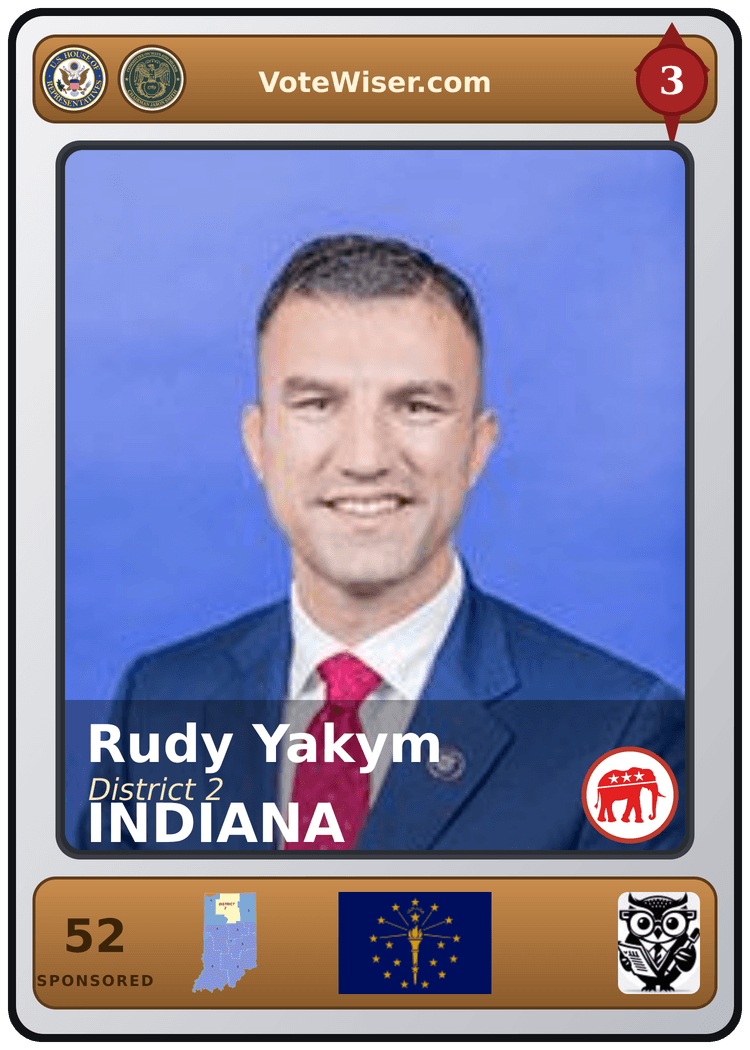 Rudy Yakym III trading card